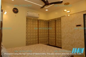 Bedroom in 3 BHK Apartment at Bharat Shiv Sai Paradise, Majiwada – for Sale