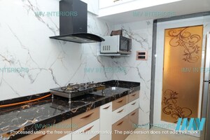 Kitchen in 3 BHK Apartment at Bharat Shiv Sai Paradise, Majiwada – for Sale