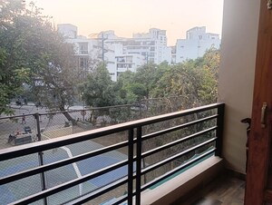 Balcony in 3 BHK Builder Floor at Uppal Southend, Sector 49 – for Rent