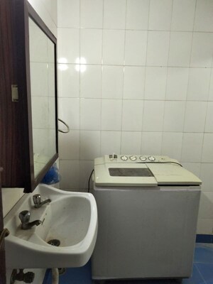 Bathroom in 2 BHK Builder Floor at Malviya Nagar – for Rent