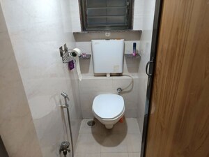Bathroom in 1.5 BHK Apartment at Eff Jumbo Darshan CHS, Andheri East – for Rent