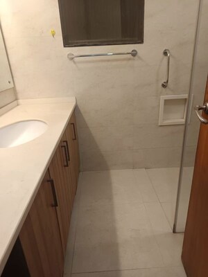 Balcony in 3 BHK Apartment at Ansal Sushant Apartments, Sushant Lok I – for Rent