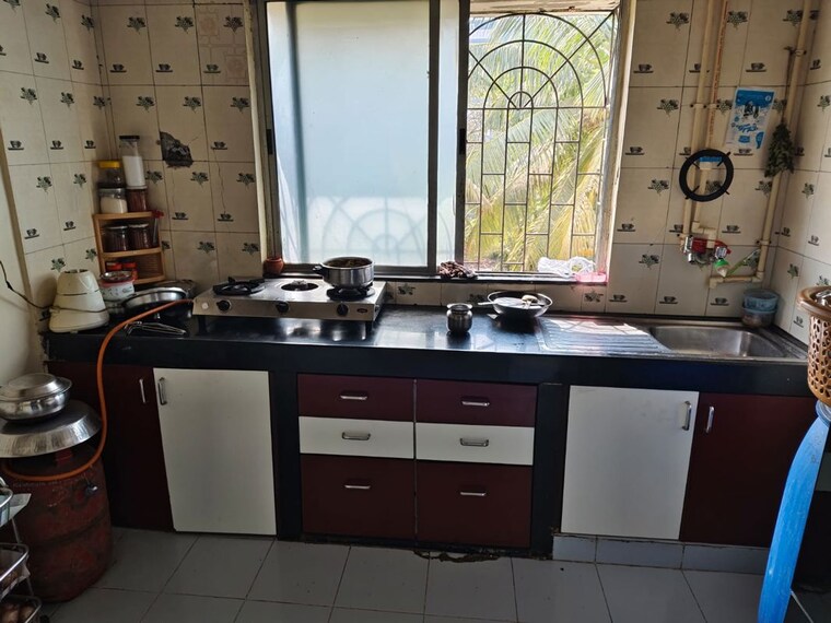 Kitchen, mahalaxmi-chs-kharghar-sector-15 1 Bedroom 400 Sq.Ft. Apartment In Kharghar Sector 15 Navi Mumbai 9834078