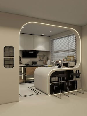 Kitchen in 3.5 BHK Villa at Malur – for Sale