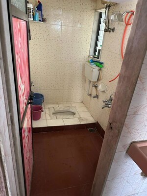 Bathroom in 2 BHK Apartment at Sai Vihar Chs Kalwa, Kalwa – for Sale