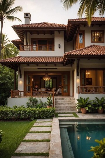 4 BHK Villa – Exterior View View at Malur - for Sale