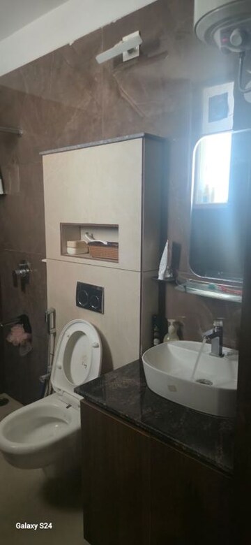 Bathroom in 3 BHK Apartment at GVT Beliston Avenue, Dhakoli – for Rent