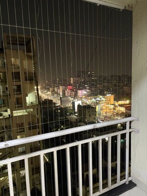 Balcony in 2 BHK Apartment at Sukhwani Skylines, Wakad – for Rent