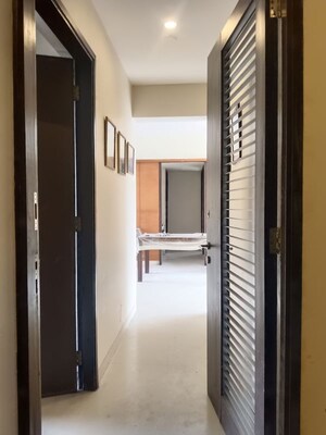 Building Lobby in 3 BHK Apartment at Lodha Luxuria, Majiwada – for Rent