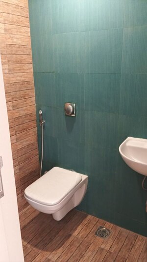 Bathroom in 1 BHK Apartment at Lodha Crown Kolshet, Kolshet Road – for Rent