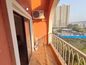 Balcony in 2 BHK Apartment at Atul Western Hills Phase 2, Baner – for Rent