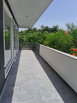 Balcony in 4 BHK Builder Floor at Defence Colony – for Rent