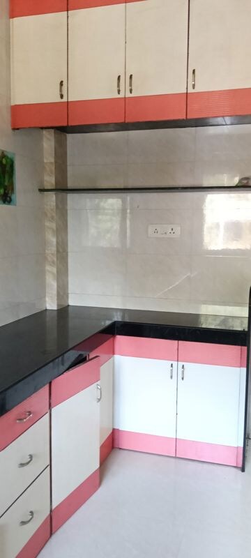 Kitchen in 1 BHK Apartment at Om Sai Charan CHS Dombivli, Dombivli West – for Sale
