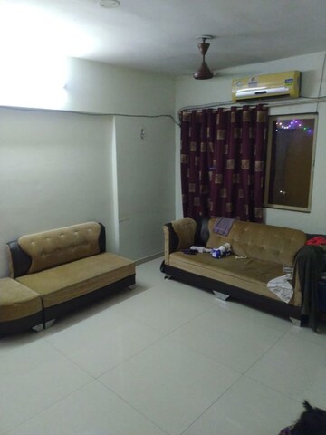 Living Room in 1 BHK Apartment at Raunak Bliss, Ghodbunder Road – for Sale