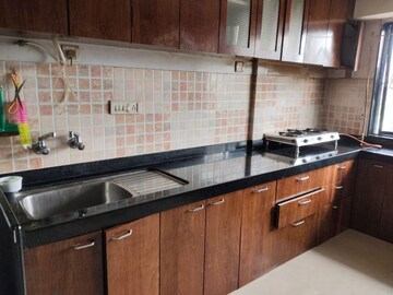 Kitchen in 2 BHK Apartment at Chandanbala Kutir CHS, Vile Parle East – for Rent