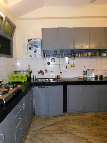 Kitchen in 2 BHK Builder Floor at Hauz Khas – for Rent