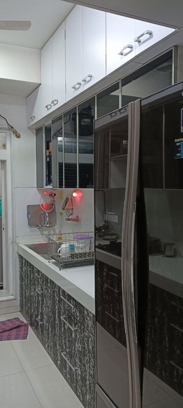 Kitchen in 2 BHK Apartment at Rustomjee Urbania Azziano, Thane West – for Rent
