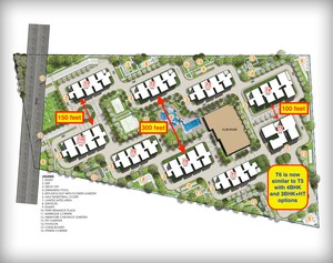 Master Plan in 4 BHK Apartment at Prestige High Fields, Gachibowli – for Sale