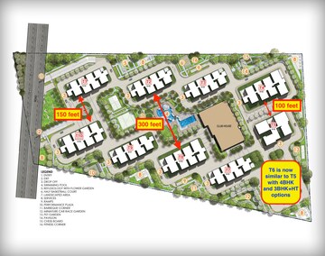 Master Plan in 4 BHK Apartment at Prestige High Fields, Gachibowli – for Sale