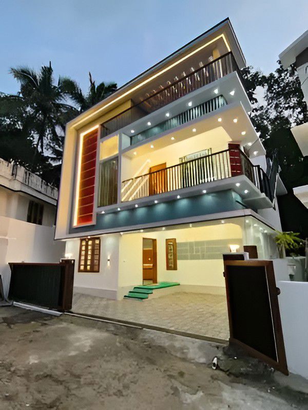 3 BHK + Study Room Villa For Sale in Olavakkode