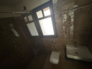 Bathroom in 3 BHK Apartment at VTP Aethereus, Mahalunge – for Rent