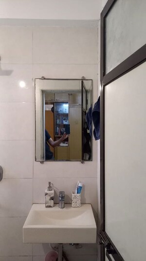 Bathroom in 1 BHK Apartment at Bandra West – for Rent