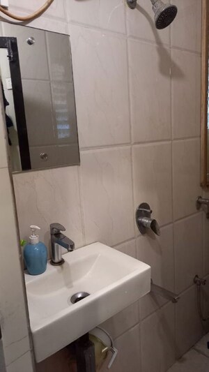 Bathroom in 1 BHK Apartment at Bandra West – for Rent