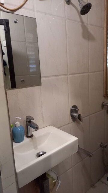 Bathroom in 1 BHK Apartment at Bandra West – for Rent