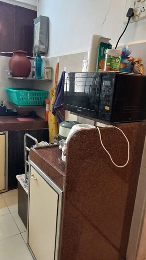 Kitchen in 1 BHK Apartment at Bandra West – for Rent