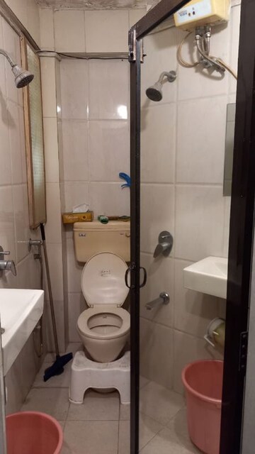 Bathroom in 1 BHK Apartment at Bandra West – for Rent