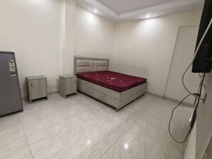 Bedroom in 1 BHK Builder Floor at Ansal Sushant Lok I, Sector 43 – for Rent