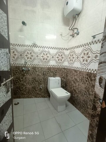 Bathroom in 1 RK Builder Floor at Vipul Square, Sushant Lok I – for Rent