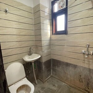 Bathroom in 1 BHK Builder Floor at Chattarpur – for Rent