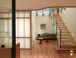 Staircase in 3 BHK Apartment at Wireless Colony – for Rent