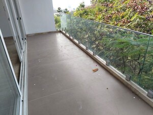 Balcony in 3 BHK Apartment at Jubilee Residency, Jubilee Hills – for Rent