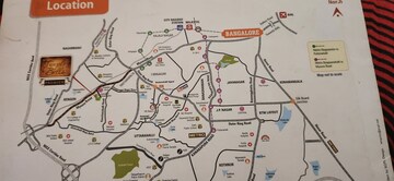 2 BHK Apartment – Map Location View at 5 Elements Temple Bells Premier, Raja Rajeshwari Nagar - for Sale