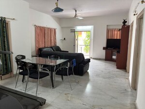 Living Room in 3 BHK Apartment at Jubilee Residency, Jubilee Hills – for Rent