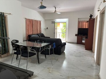 Living Room in 3 BHK Apartment at Jubilee Residency, Jubilee Hills – for Rent