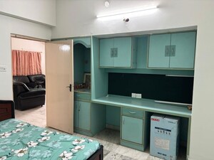Kitchen in 3 BHK Apartment at Jubilee Residency, Jubilee Hills – for Rent