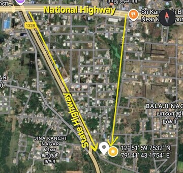  Land – Map Location View at Chennai Bangalore Nh 4 - for Rent