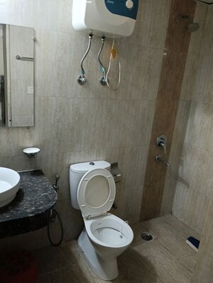 Bathroom in 3 BHK Apartment at Gomti Nagar – for Rent