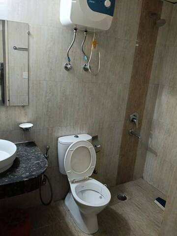 Bathroom in 3 BHK Apartment at Gomti Nagar – for Rent