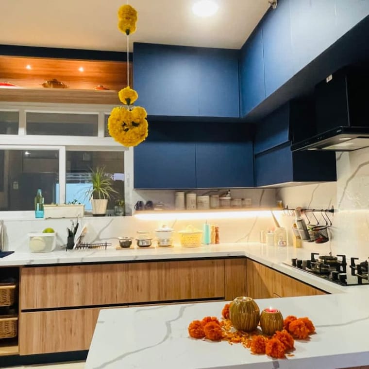 Kitchen, prestige-woodland-park 3 Bedroom 1767 Sq.Ft. Apartment In Cooke Town Bangalore 9838303