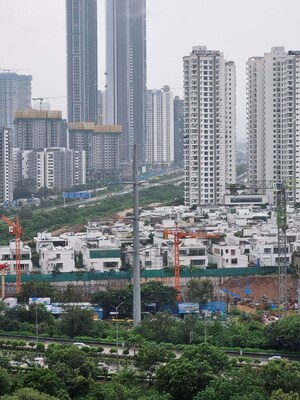 3 BHK Apartment – Exterior View View at Rajapushpa Provincia, Narsingi - for Rent