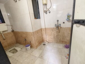 Bathroom in 1 BHK Apartment at Utsav Plaza, Vasai East – for Rent