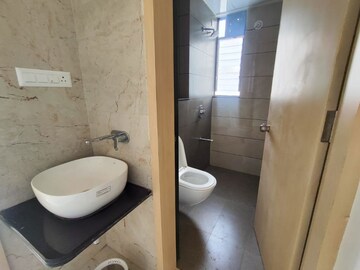 Bathroom in 3 BHK Apartment at Rama Metro Life Maxima Residences, Tathawade – for Rent