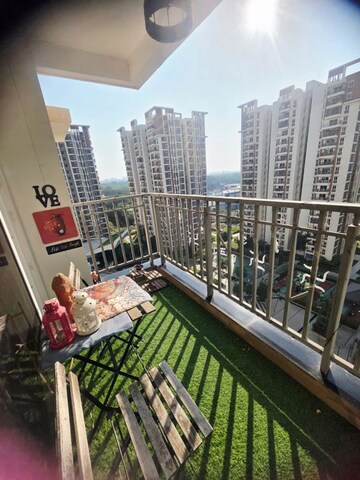 Balcony in 3 BHK Apartment at Aparna Serene Park, Kondapur – for Rent
