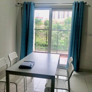 Kitchen in 3.5 BHK Apartment at Prestige High Fields Gachibowli, Gachibowli – for Rent