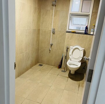 Bathroom in 3.5 BHK Apartment at Prestige High Fields Gachibowli, Gachibowli – for Rent