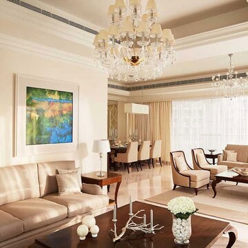 Living Room in 3 BHK Apartment at Indiabulls Sky Forest, Dighe Nagar – for Rent